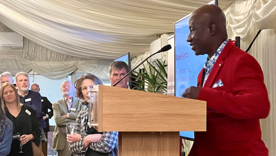Sheffield Environmental Movements Managing Director Maxwell Ayamba Speaks at the Houses of Parliament