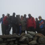Walkers Group at Scafell Summit July 2017