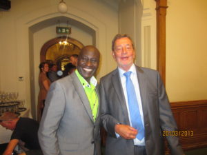Lord David Blunkett who was guest at the event the Ramblers event