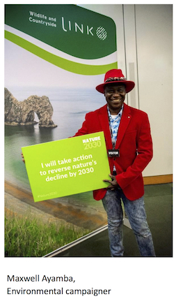 SEM’s CEO can be seen here with representatives from other environmental organisations and NGOs with a placard at the launch of the Wildlife and Countryside Link’s Nature 30 x 30 conferenc