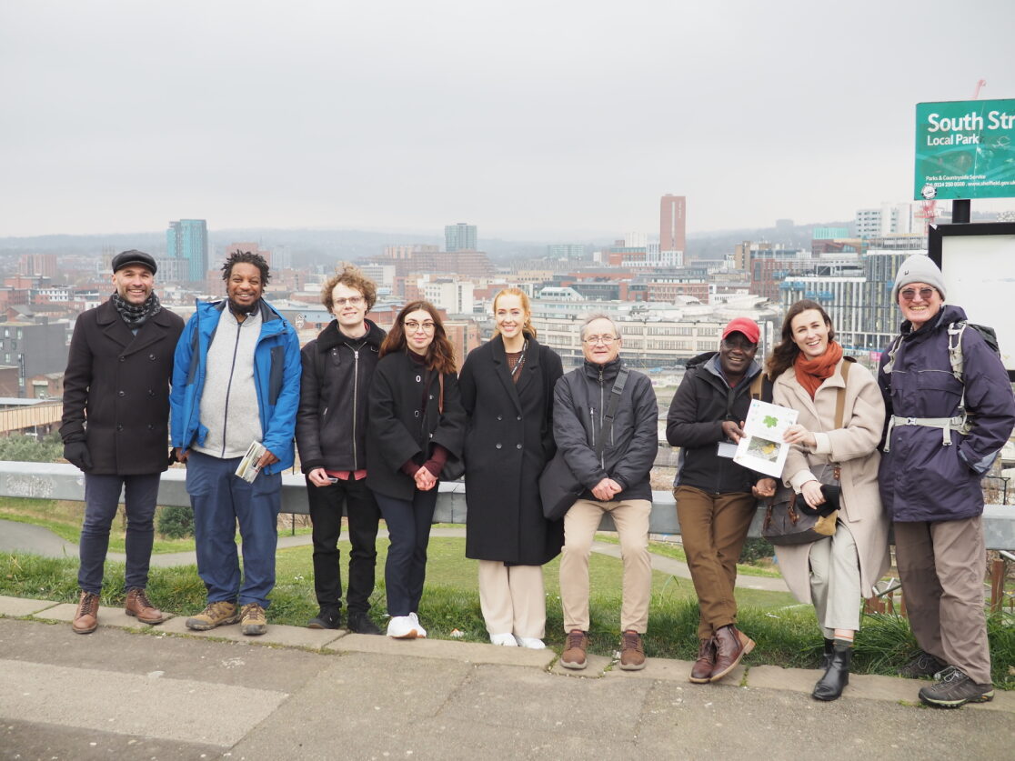 Workshop attendees with SEM CEO Maxwell Ayamba BEM, & Jenosn Grant. Photos Courtesy of Sam Wakeling @Living Streets.