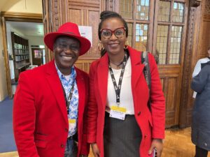 With Prof. Marie Therese Atsena - University of Vancouver, Canada